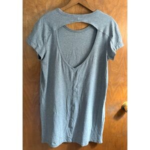 Lululemon Gray Day Tripper Dress Back Cutout 10 Gorpcore Active Hiking Utility